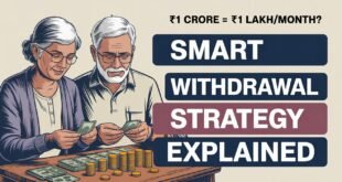 How to Earn ₹1 Lakh per Month from a ₹1 Crore Retirement Corpus
